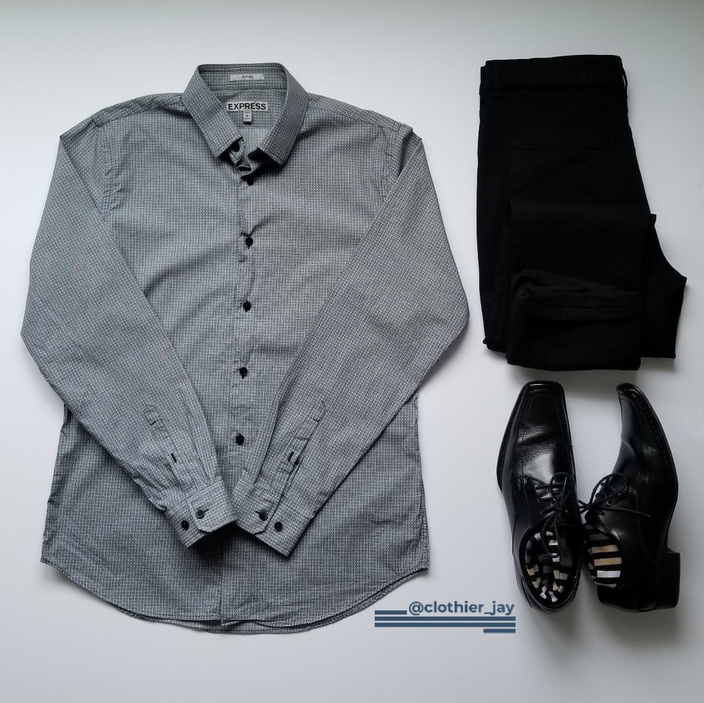 EXPRESS Men's Fitted Dress Shirt
